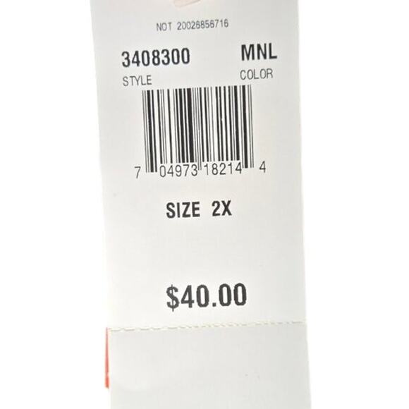 NOTATIONS Navy Blue Velvet Floral Top NWT 2X 0299 - Picture 8 of 12